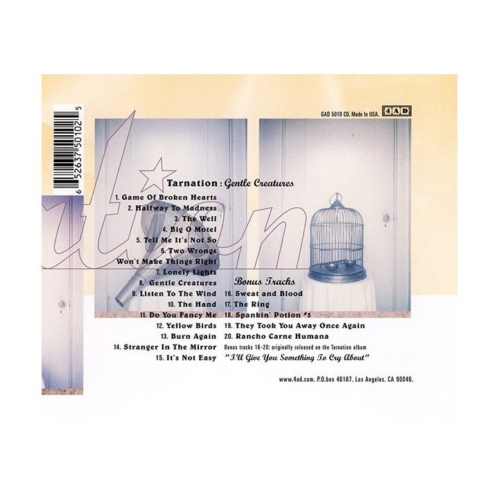 TARNATION CD GE - GENTLE CREATURES - 1CD