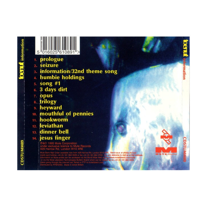 TOENUT CD IN - INFORMATION - 1CD