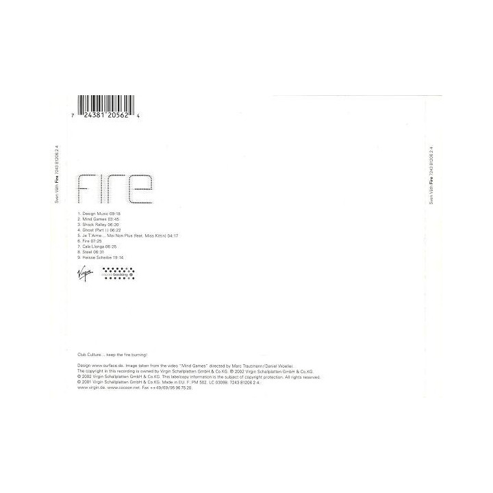 VATH SVEN  - FIRE - 1CD