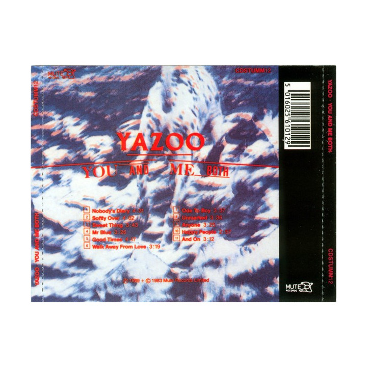 YAZOO  - YOU AND ME BOTH - 1CD