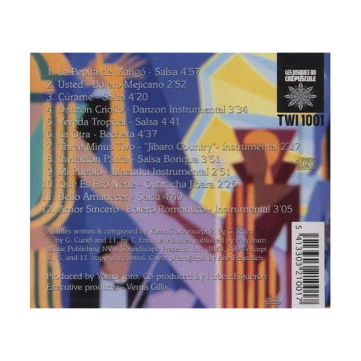 YOMO TORO CD  - GOLDEN HANDS - 1CD
