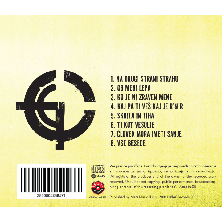 SAN DI EGO - NA DRUGI STRANI STRAHU - CD