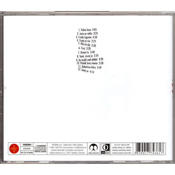 Dan D – Ko Hodiš Nad Oblaki - CD