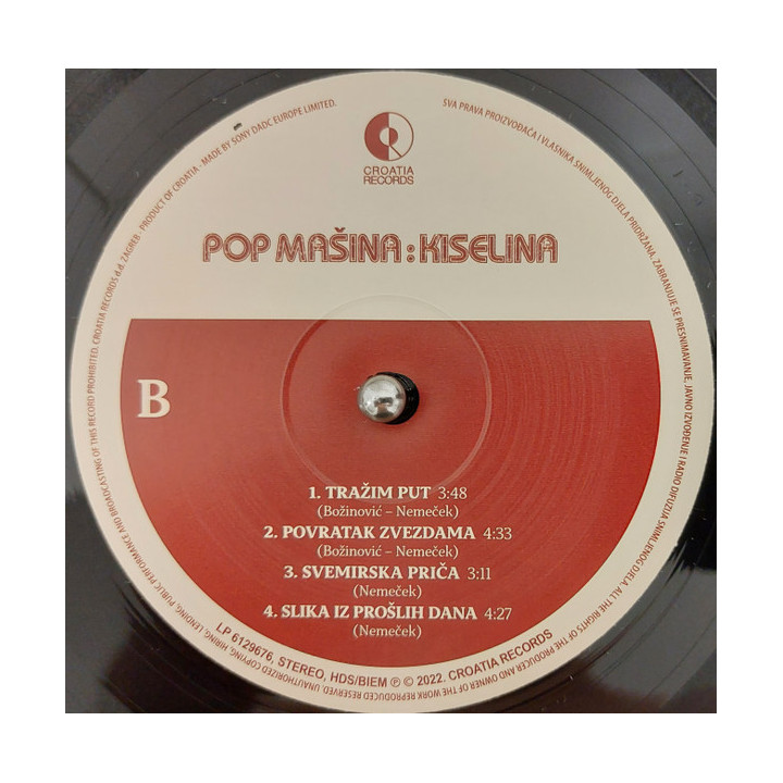 Pop Mašina – Kiselina - 1LP