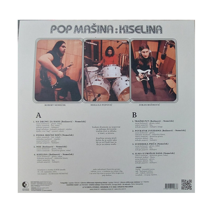 Pop Mašina – Kiselina - 1LP