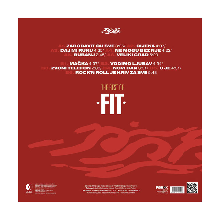 Fit – The Best Of - 40 Godina (1982 - 2022) - 1LP