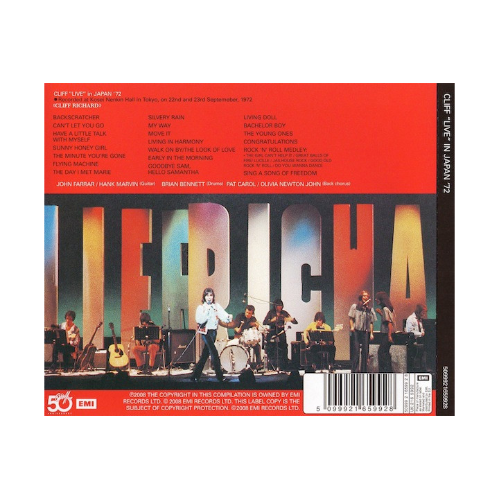 CLIFF RICHARDS - LIVE IN JAPAN 77 - CD
