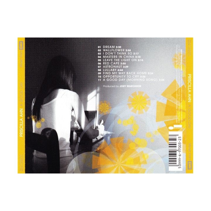 PRISCILLA AHN - A GOOD DAY - CD