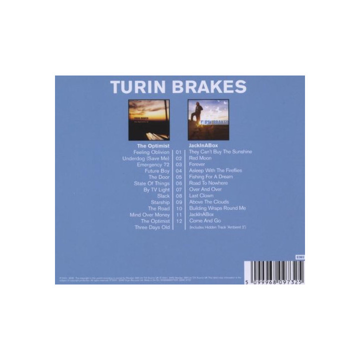 TURIN BRAKES - THE OPTIMIST JACKINABOX - CD