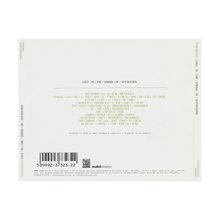 UNDEROATH - LOST IN THE SOUND OF SEPARATION - CD