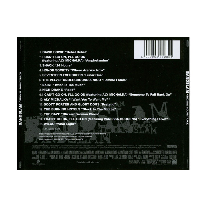 BANDSLAM SOUNDTRACK - CD