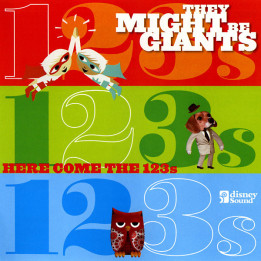 HERE COME THE 123S WITH THEY MIGHT BE GIANTS - CD