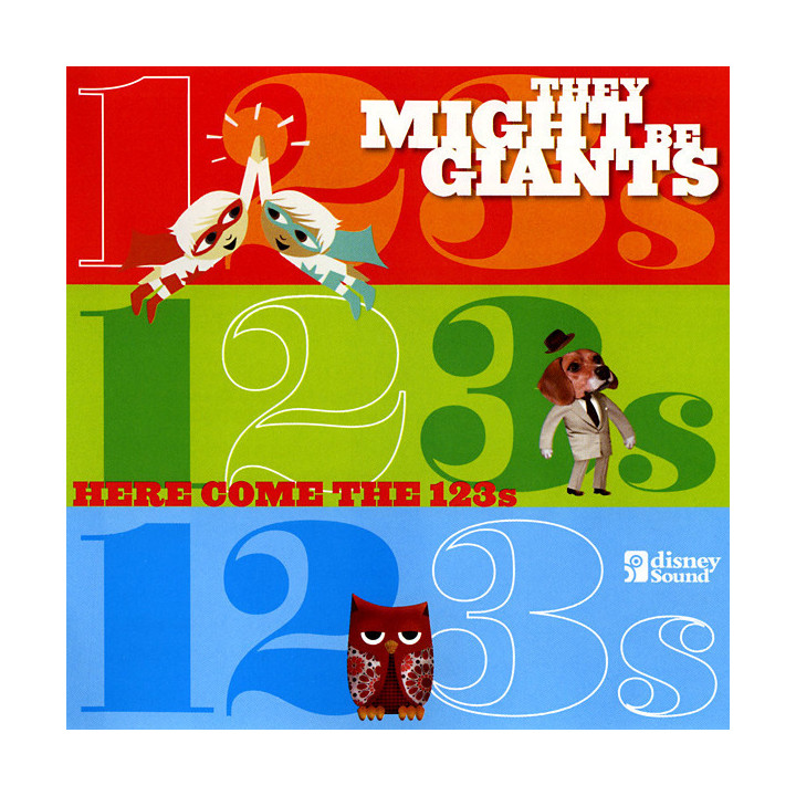 HERE COME THE 123S WITH THEY MIGHT BE GIANTS - CD