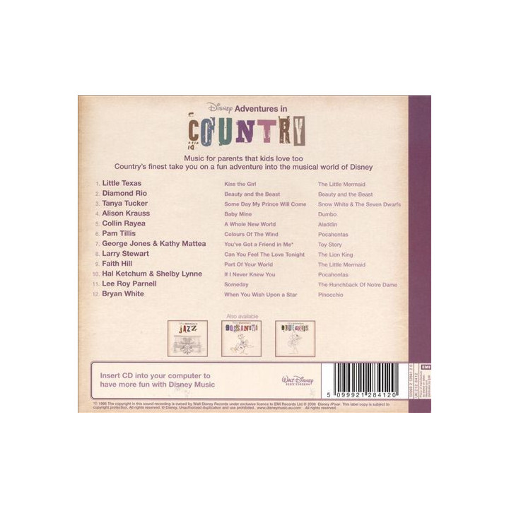ADVENTURES IN COUNTRY - CD