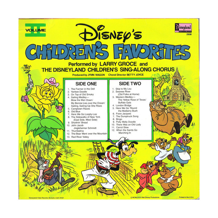 CHILDREN'S FAVOURITE SONGS VOLUME 2 - CD