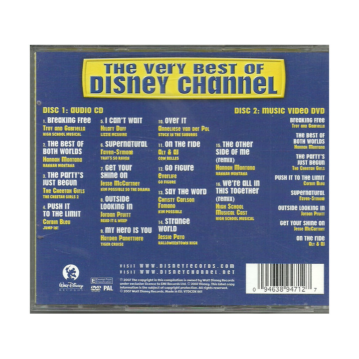 THE VERY BEST OF DISNEY CHANNEL - CD